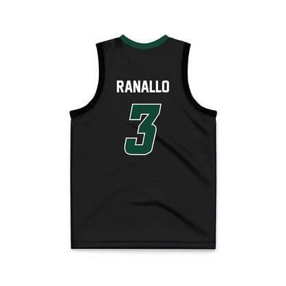 Ohio - NCAA Women's Basketball : Bella Ranallo - Black Basketball Jersey-1