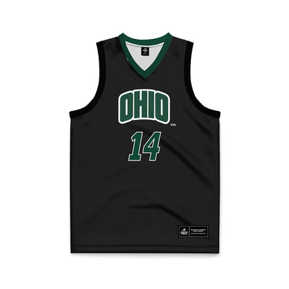 Ohio - NCAA Women's Basketball : Kate Dennis - Green Basketball Jersey