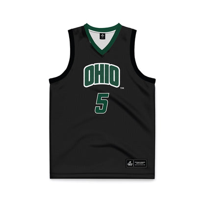 Ohio - NCAA Women's Basketball : Kennedi Watkins - Green Basketball Jersey