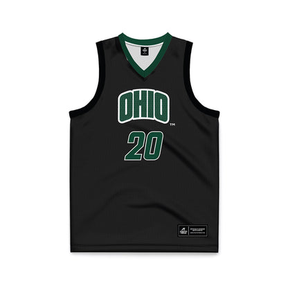Ohio - NCAA Women's Basketball : Gigi Bower - Black Basketball Jersey