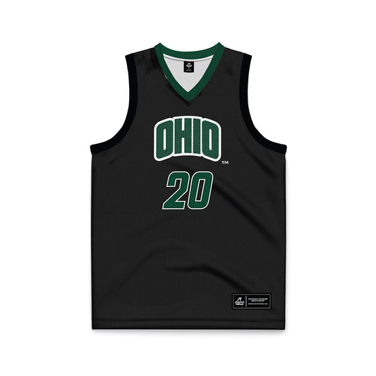 Ohio - NCAA Women's Basketball : Gigi Bower - Black Basketball Jersey