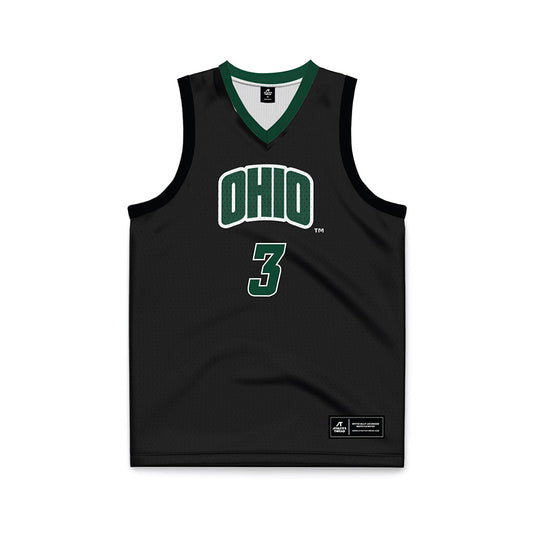 Ohio - NCAA Women's Basketball : Bella Ranallo - Black Basketball Jersey-0