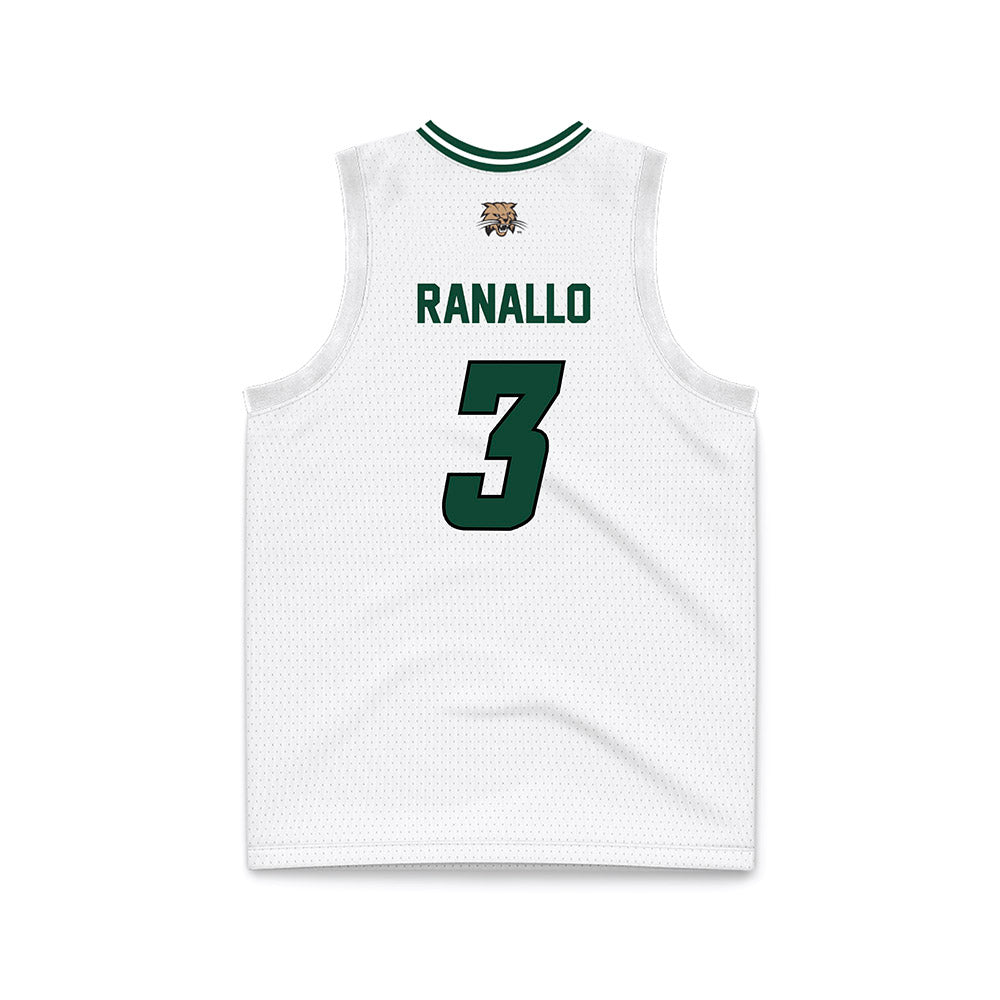 Ohio - NCAA Women's Basketball : Bella Ranallo - White Basketball Jersey-1