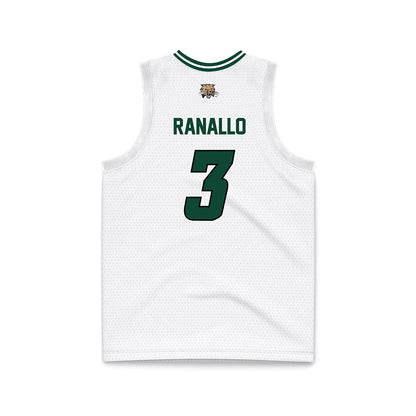 Ohio - NCAA Women's Basketball : Bella Ranallo - White Basketball Jersey-1