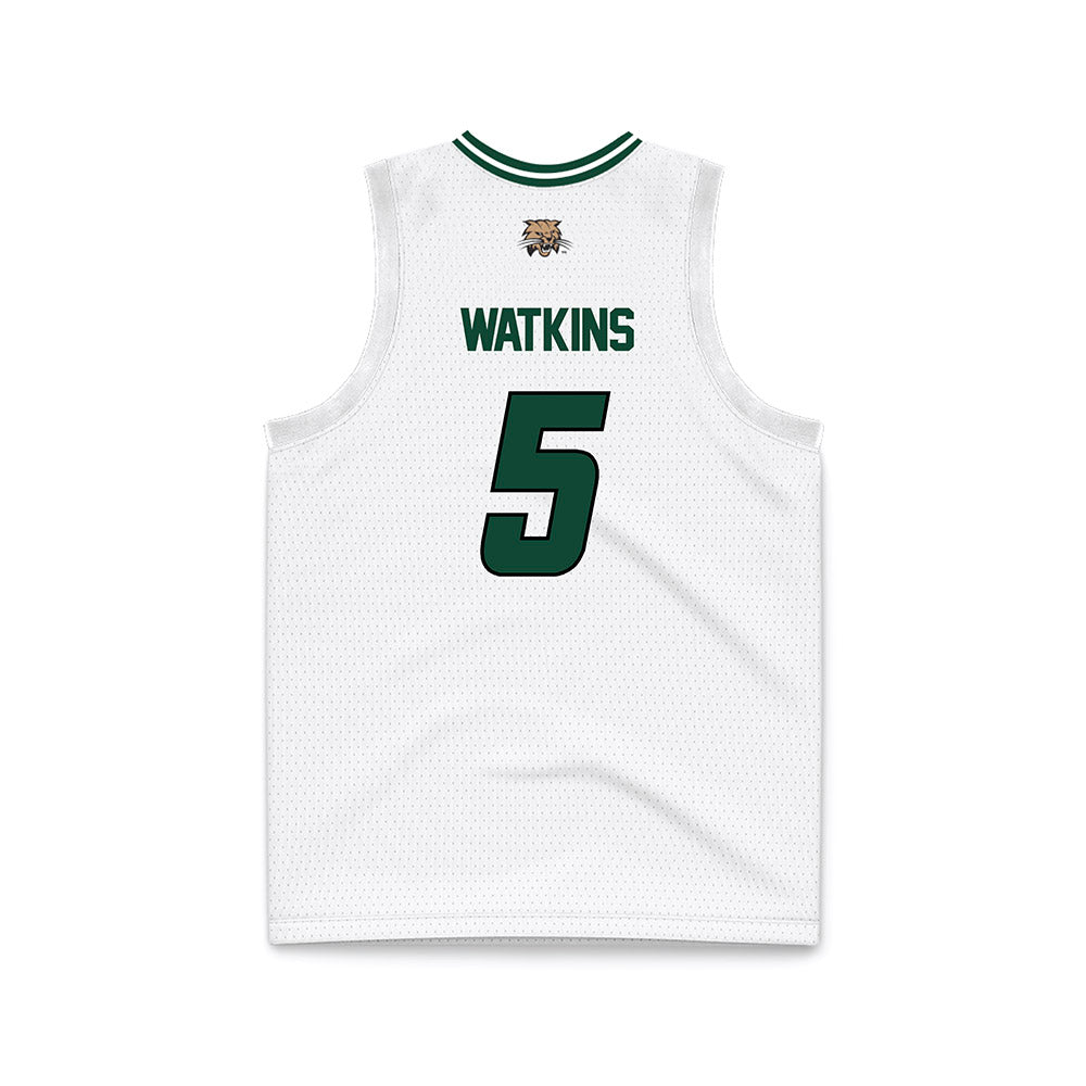 Ohio - NCAA Women's Basketball : Kennedi Watkins - White Basketball Jersey