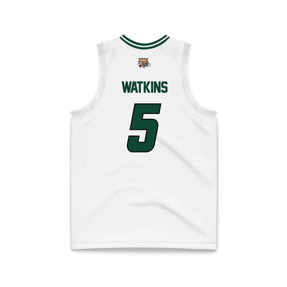 Ohio - NCAA Women's Basketball : Kennedi Watkins - White Basketball Jersey