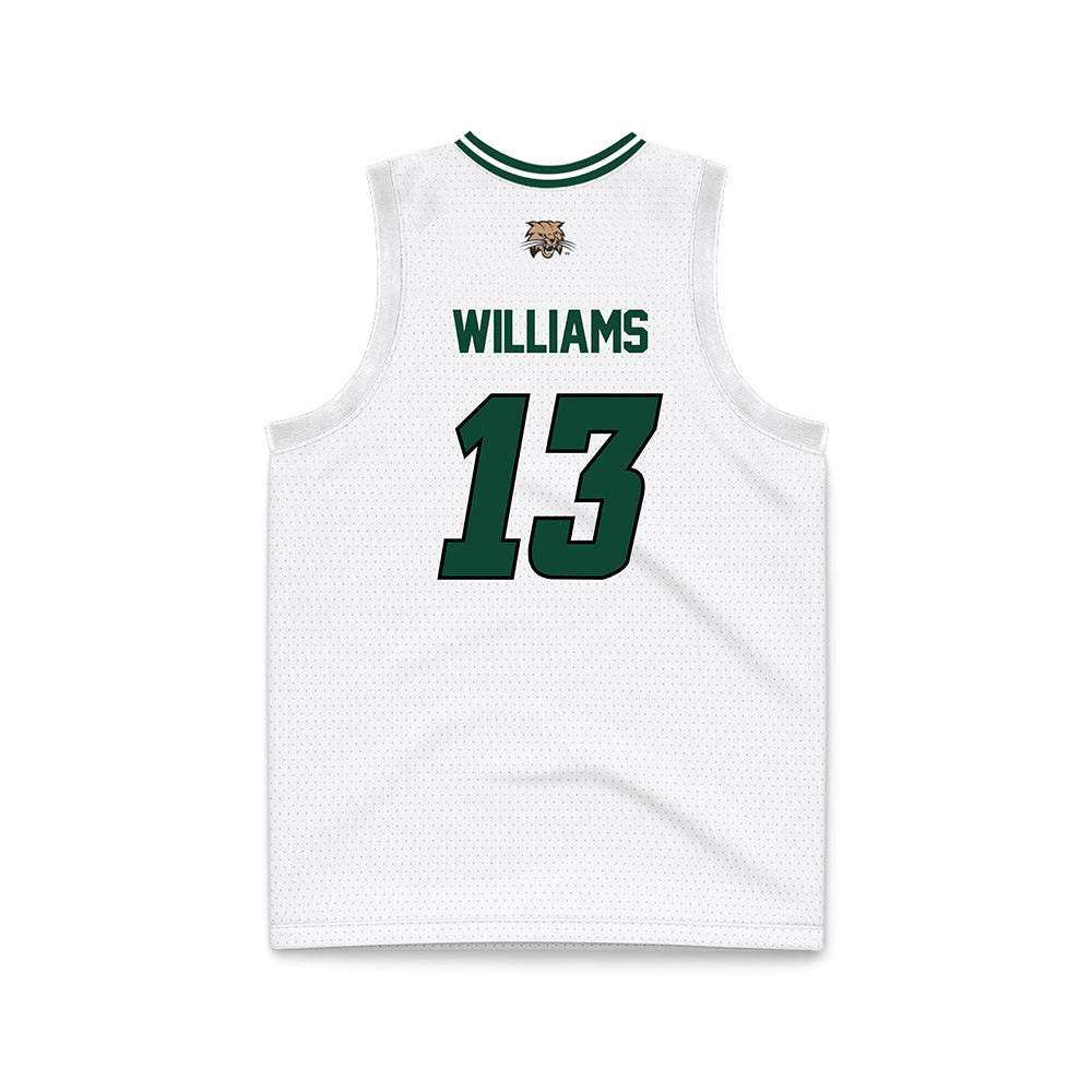 Ohio - NCAA Women's Basketball : Monica Williams - White Basketball Jersey