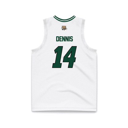 Ohio - NCAA Women's Basketball : Kate Dennis - White Basketball Jersey