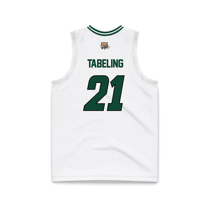 Ohio - NCAA Women's Basketball : bailey tabeling - White Basketball Jersey