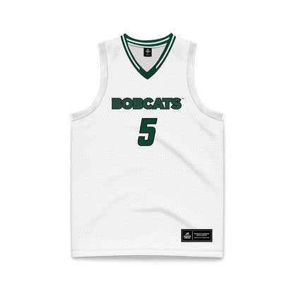 Ohio - NCAA Women's Basketball : Kennedi Watkins - White Basketball Jersey