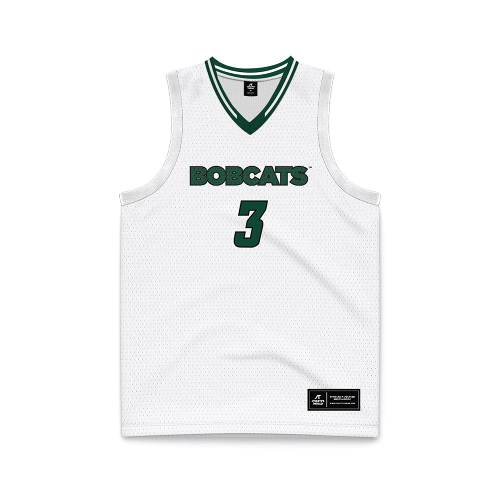 Ohio - NCAA Women's Basketball : Madison Mace - White Basketball Jersey