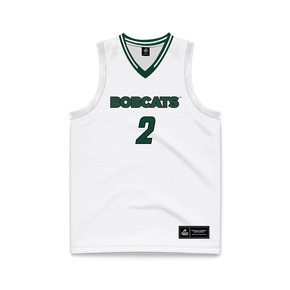 Ohio - NCAA Women's Basketball : Aylasia Fantroy - White Basketball Jersey
