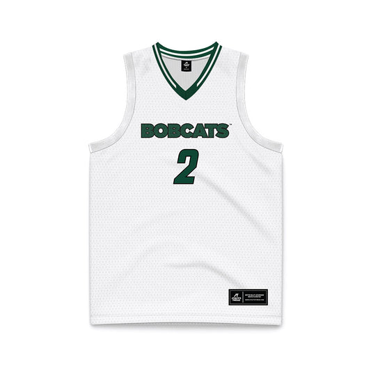 Ohio - NCAA Women's Basketball : Aylasia Fantroy - White Basketball Jersey