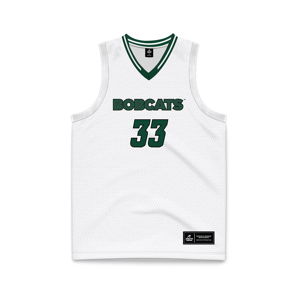 Ohio - NCAA Women's Basketball : Bengisu Alper - White Basketball Jersey