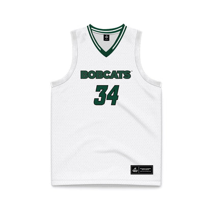 Ohio - NCAA Women's Basketball : Emma Barnett - White Basketball Jersey