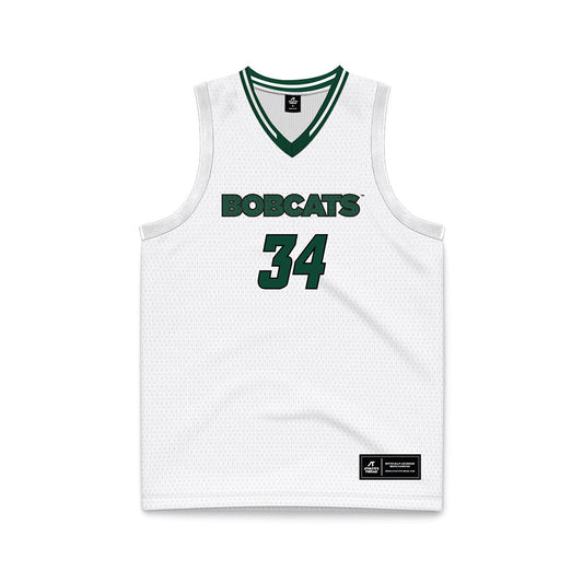 Ohio - NCAA Women's Basketball : Emma Barnett - White Basketball Jersey