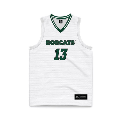 Ohio - NCAA Women's Basketball : Monica Williams - White Basketball Jersey