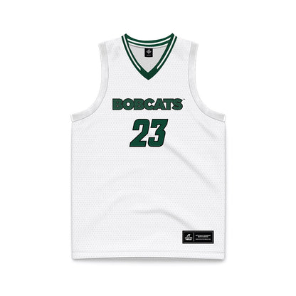 Ohio - NCAA Women's Basketball : Danni Scully - White Basketball Jersey