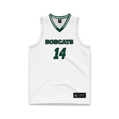 Ohio - NCAA Women's Basketball : Kate Dennis - White Basketball Jersey