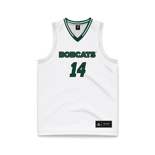 Ohio - NCAA Women's Basketball : Kate Dennis - White Basketball Jersey