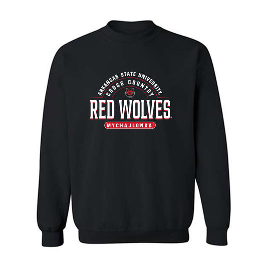 Arkansas State - NCAA Men's Cross Country : Ethan Mychajlonka - Classic Fashion Shersey Crewneck Sweatshirt