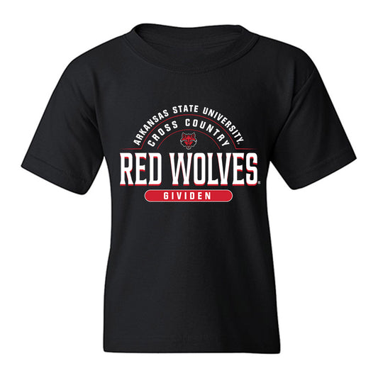 Arkansas State - NCAA Women's Cross Country : Veronique Gividen - Classic Fashion Shersey Youth T-Shirt