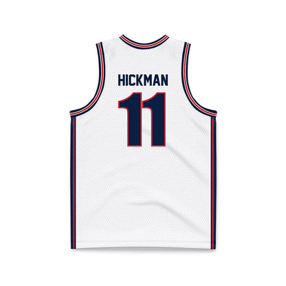 Gonzaga - NCAA Men's Basketball : Nolan Hickman - White Basketball Jersey