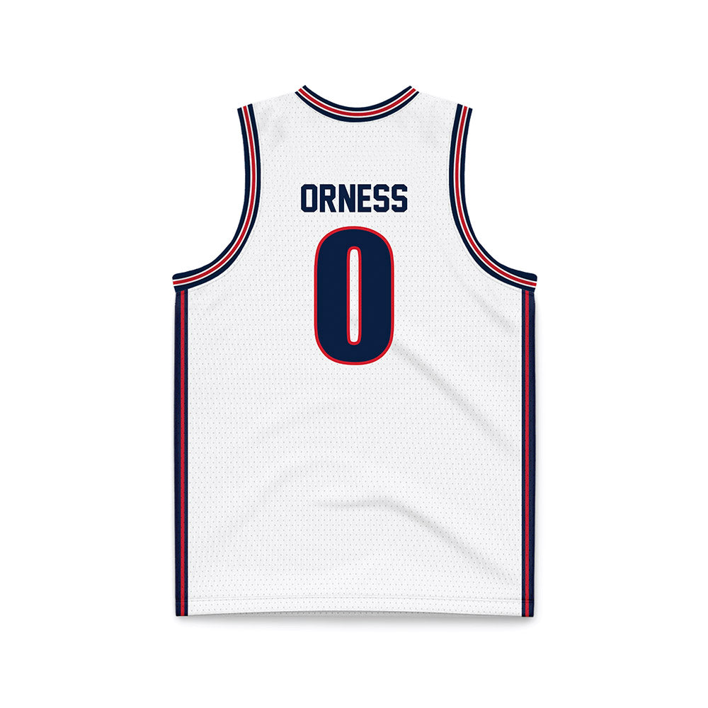 Gonzaga - NCAA Men's Basketball : Cade Orness - White Basketball Jersey-1