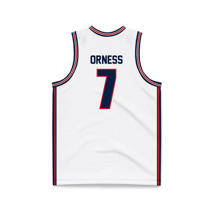 Gonzaga - NCAA Men's Basketball : Cade Orness - White Basketball Jersey