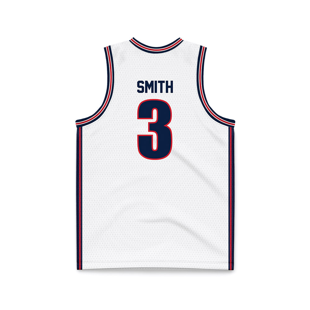 Gonzaga - NCAA Men's Basketball : Braeden Smith - White Basketball Jersey