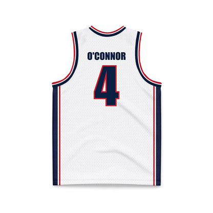 Gonzaga - NCAA Women's Basketball : Claire O'Connor - White Basketball Jersey