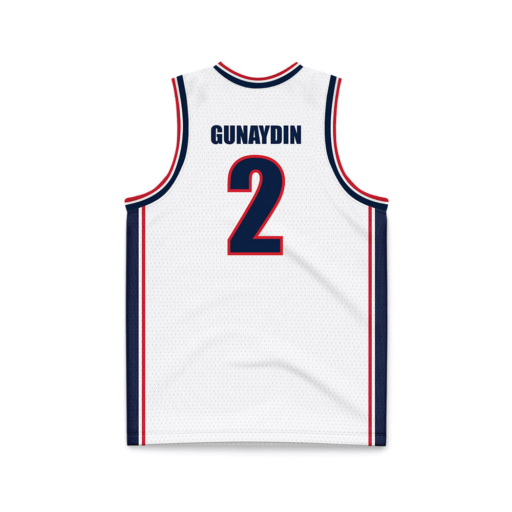 Gonzaga - NCAA Women's Basketball : Vera Gunaydin - White Basketball Jersey