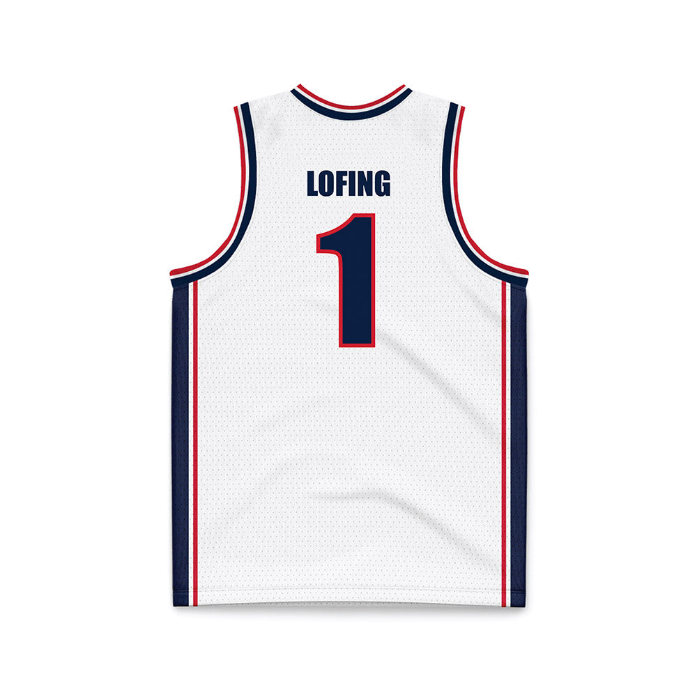 Gonzaga - NCAA Women's Basketball : Paige Lofing - White Basketball Jersey-1