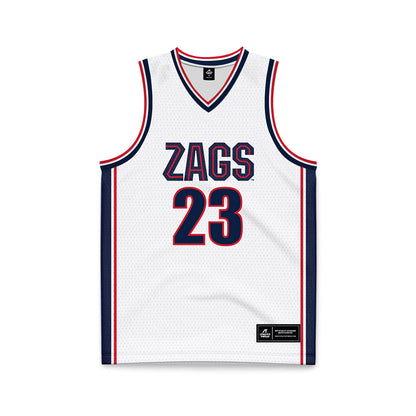 Gonzaga - NCAA Women's Basketball : Jaiden Haile - White Basketball Jersey-0