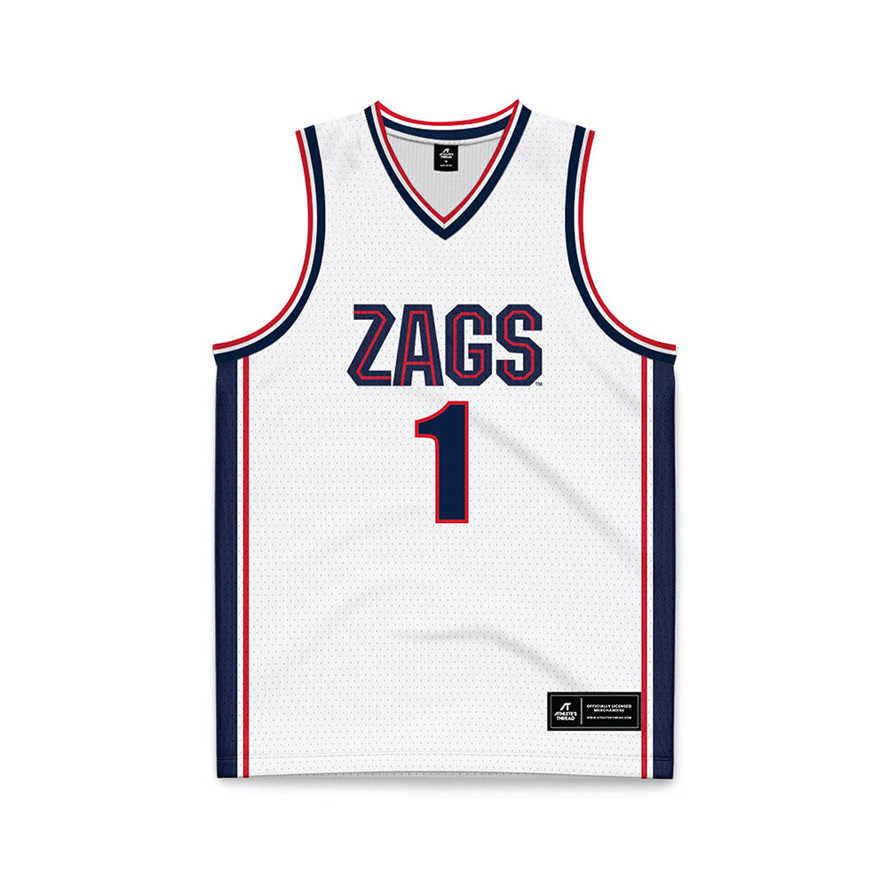 Gonzaga - NCAA Women's Basketball : Paige Lofing - White Basketball Jersey-0