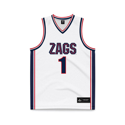 Gonzaga - NCAA Women's Basketball : Paige Lofing - White Basketball Jersey-0