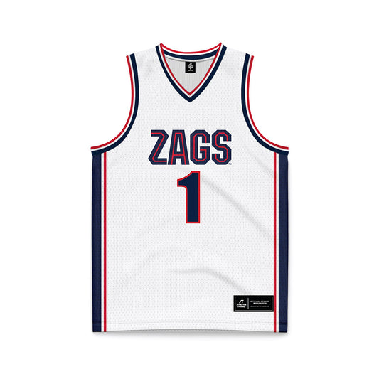 Gonzaga - NCAA Women's Basketball : Paige Lofing - White Basketball Jersey-0
