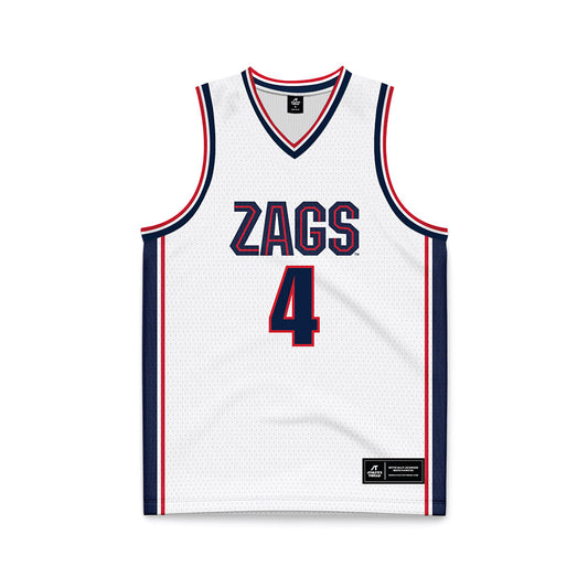 Gonzaga - NCAA Women's Basketball : Sierra Lichtie - White Basketball Jersey-0
