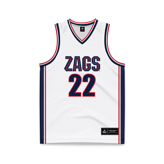 Gonzaga - NCAA Women's Basketball : McKynnlie Dalan - White Basketball Jersey