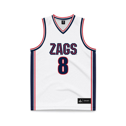 Gonzaga - NCAA Women's Basketball : Ines Bettencourt - White Basketball Jersey