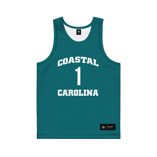 Coastal Carolina - NCAA Men's Basketball : Tristan Thompson - Basketball Jersey-0