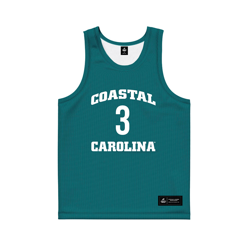 Coastal Carolina - NCAA Men's Basketball : Dajohn Craig - Basketball Jersey-0