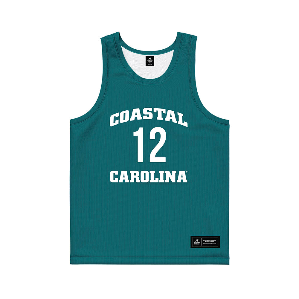 Coastal Carolina - NCAA Men's Basketball : Devin Brown - Basketball Jersey-0