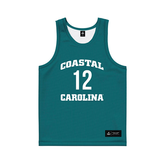 Coastal Carolina - NCAA Men's Basketball : Devin Brown - Basketball Jersey-0
