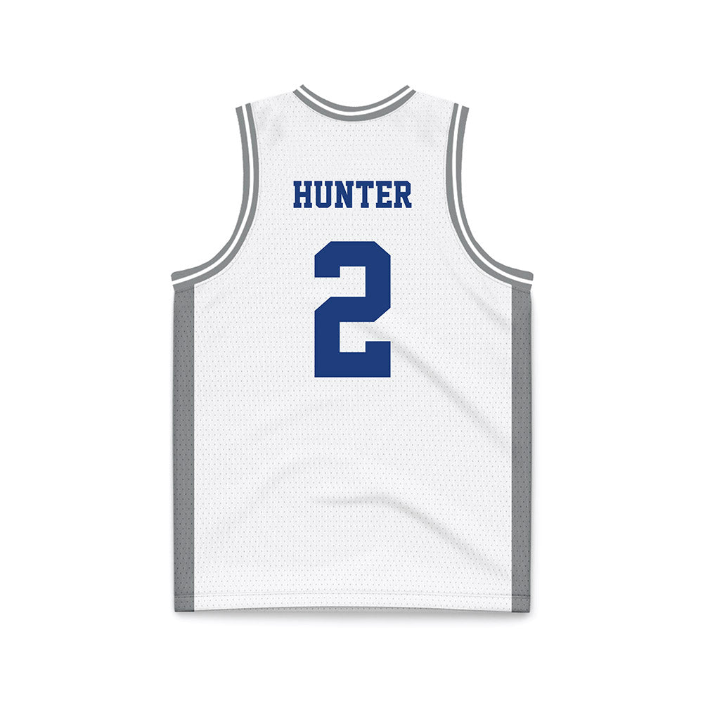 Memphis - NCAA Women's Basketball : Jordan Hunter - White Fashion Basketball Jersey-1