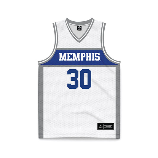 Memphis - NCAA Women's Basketball : Alasia Smith - White Fashion Basketball Jersey-0