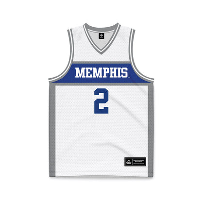 Memphis - NCAA Women's Basketball : Jordan Hunter - White Fashion Basketball Jersey-0