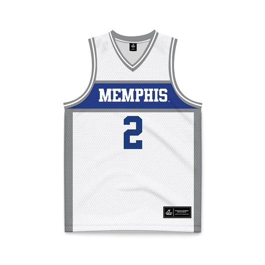 Memphis - NCAA Women's Basketball : Jordan Hunter - White Fashion Basketball Jersey-0
