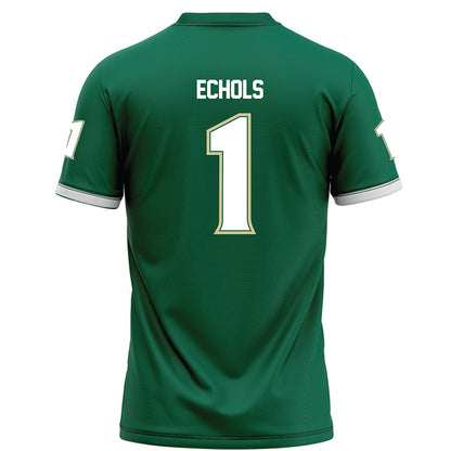 USF - NCAA Football : Jonathan Echols - Green Football Jersey-1
