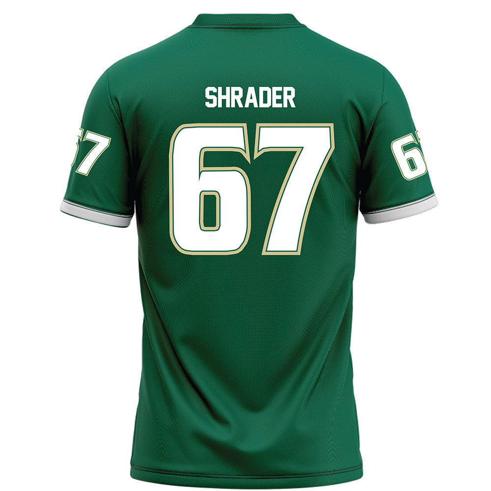 USF - NCAA Football : Thomas Shrader - Green Football Jersey-1